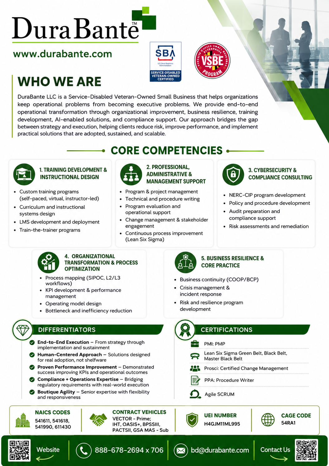 DuraBante Capbaility Statement pg 1