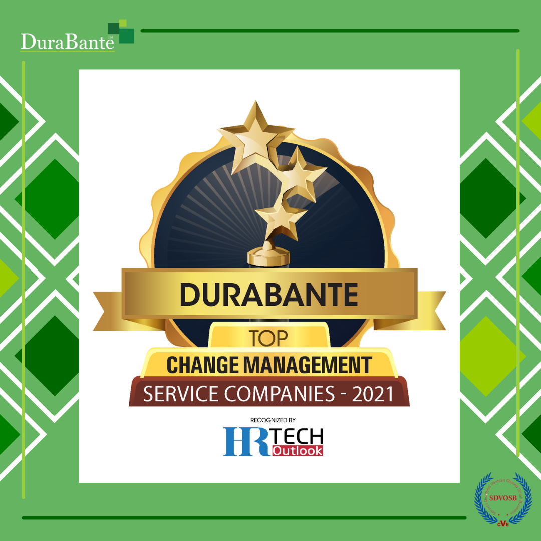 Featured image: What's your Email? - Read full post: DuraBante Recognized in HR Tech's Top 10 Organizations Providing Change Management Consulting and Services
